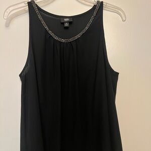 Mossimo black embellished tank
